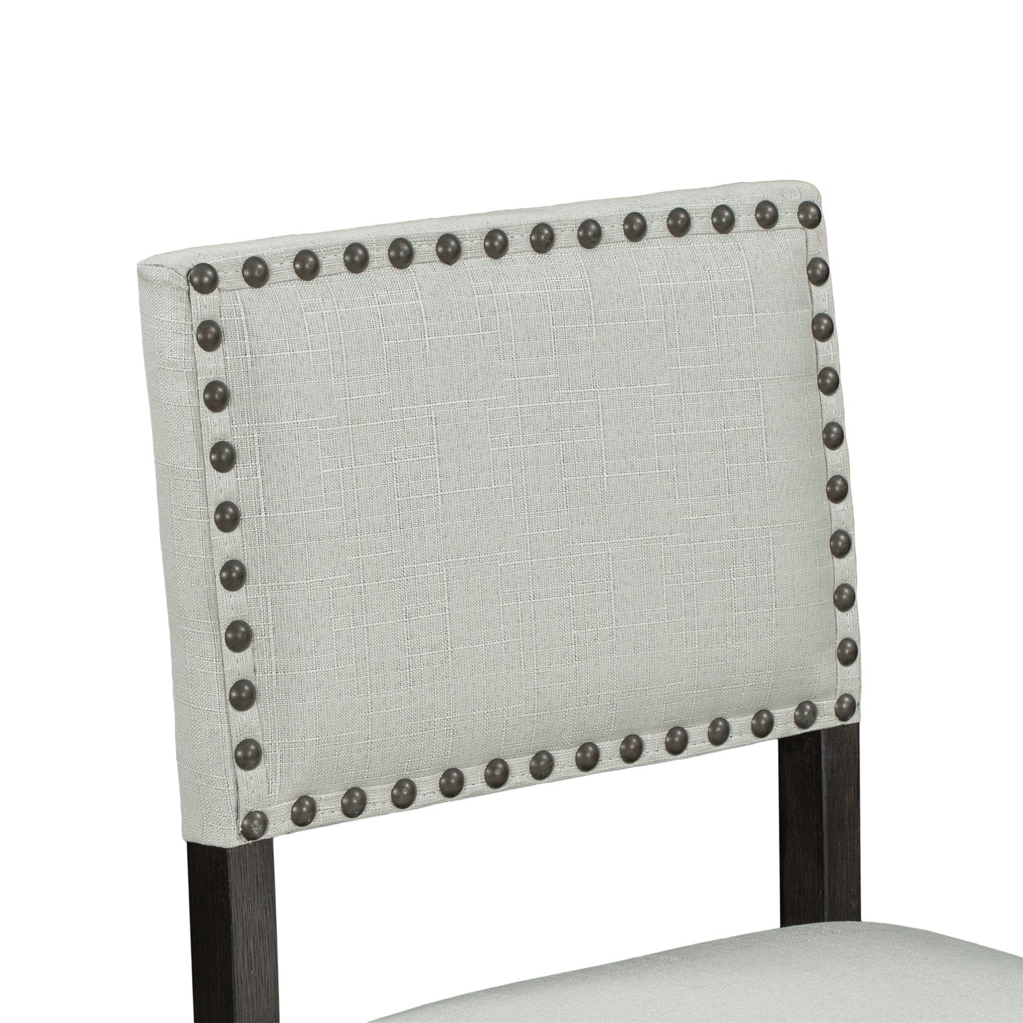 Conjunto de Comedor de Altura de Mostrador TREXM de 5 Piezas en Espresso y Beige