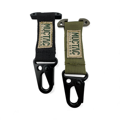 Clip para llavero MUCTAC MOLLE para rigs MOLLE y cinturones de servicio