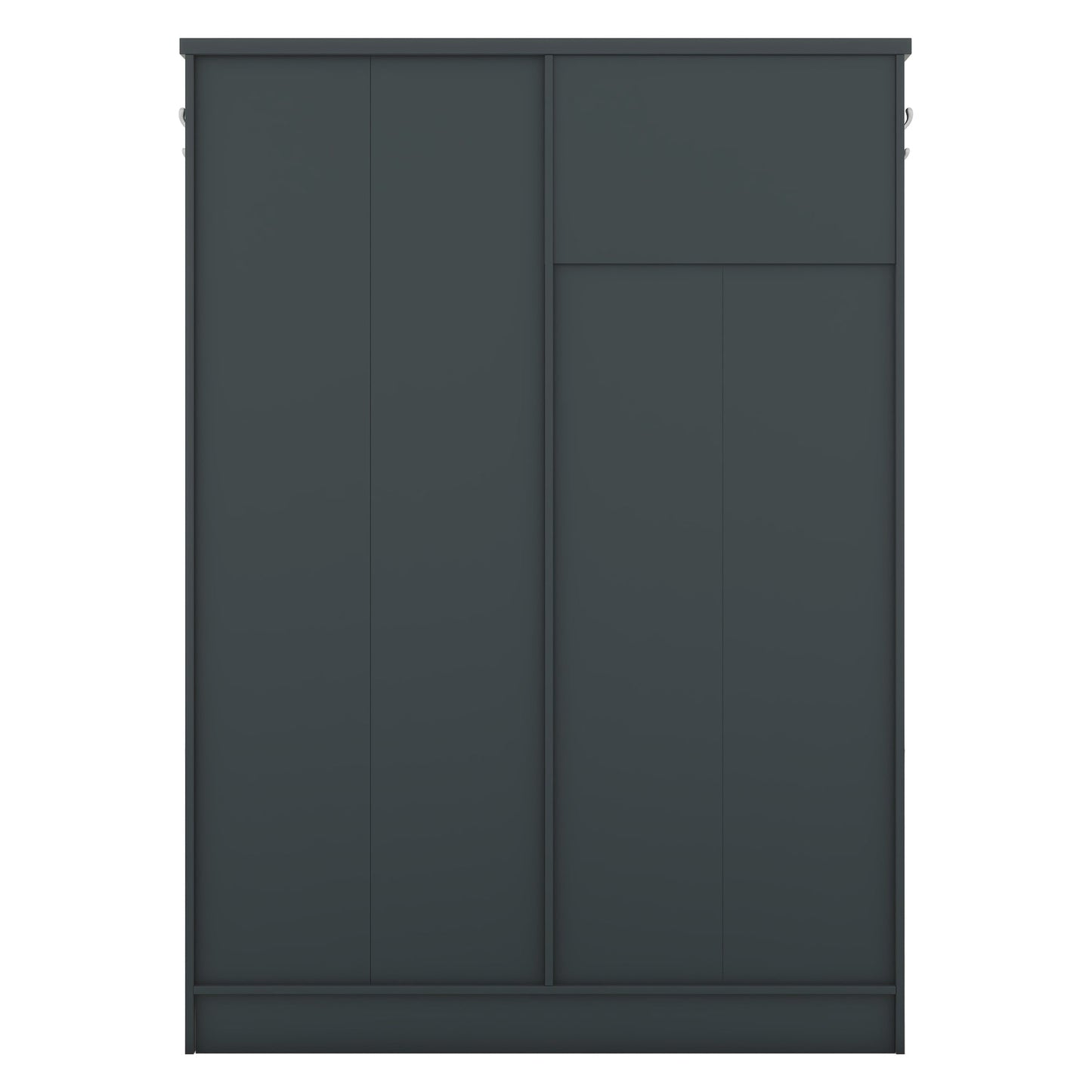 Armoire d'entrée élégante et multifonctionnelle avec rangement en bleu antique