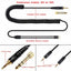Suitable for HIFIMAN HE400i and He560 dual 2.5mm plug earphones with spring earphone cable upgrade cable - Korvel