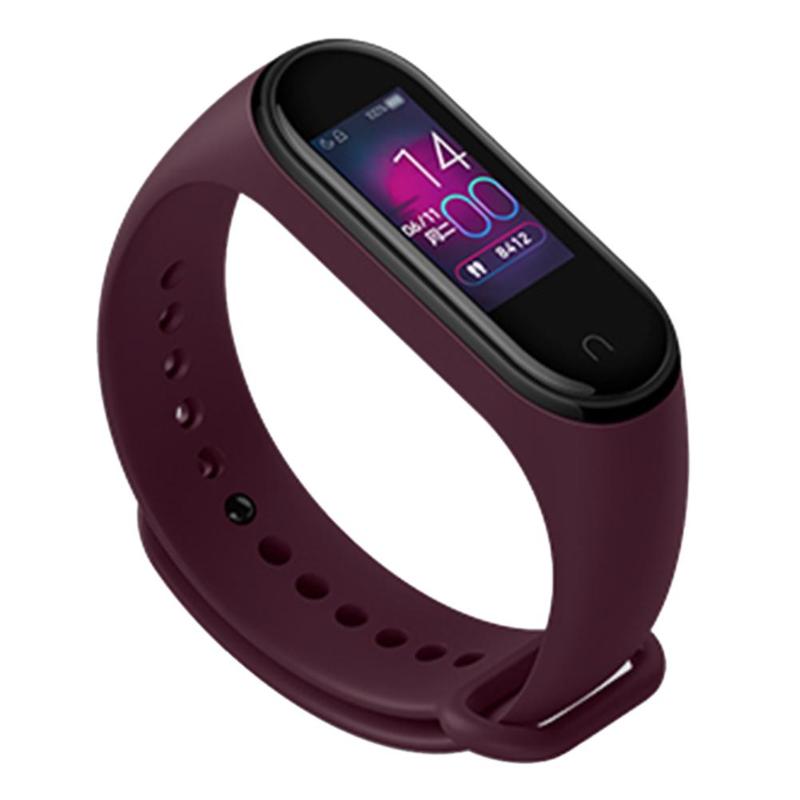 Chinese Version Xiaomi Mi Band 4 5ATM Heart Rate Smart Wristband (Wine Red) - Korvel