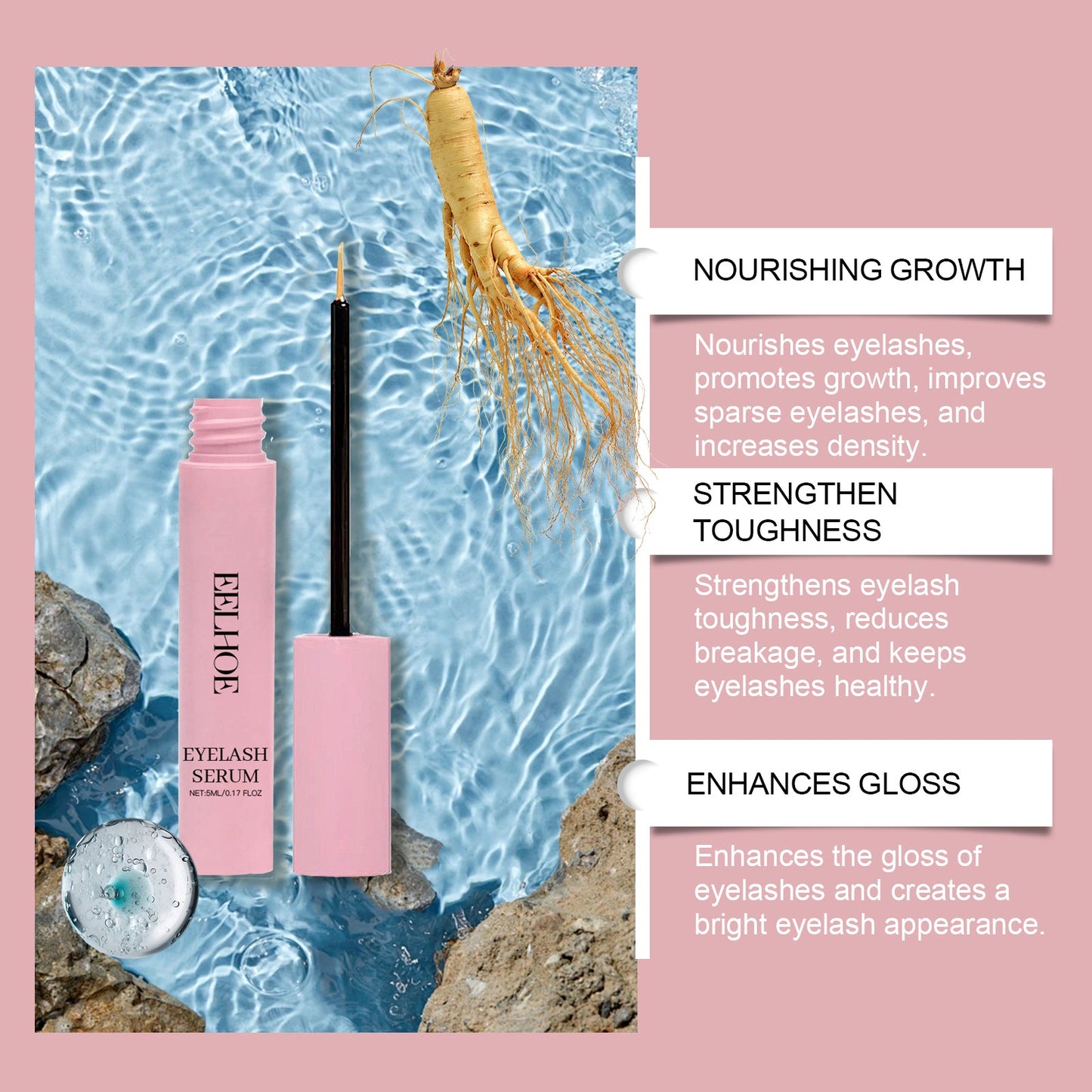 Mascara Gently Moisturizes And Curls Natural, Beautiful And Non-Smudging Mascara Daily - Korvel