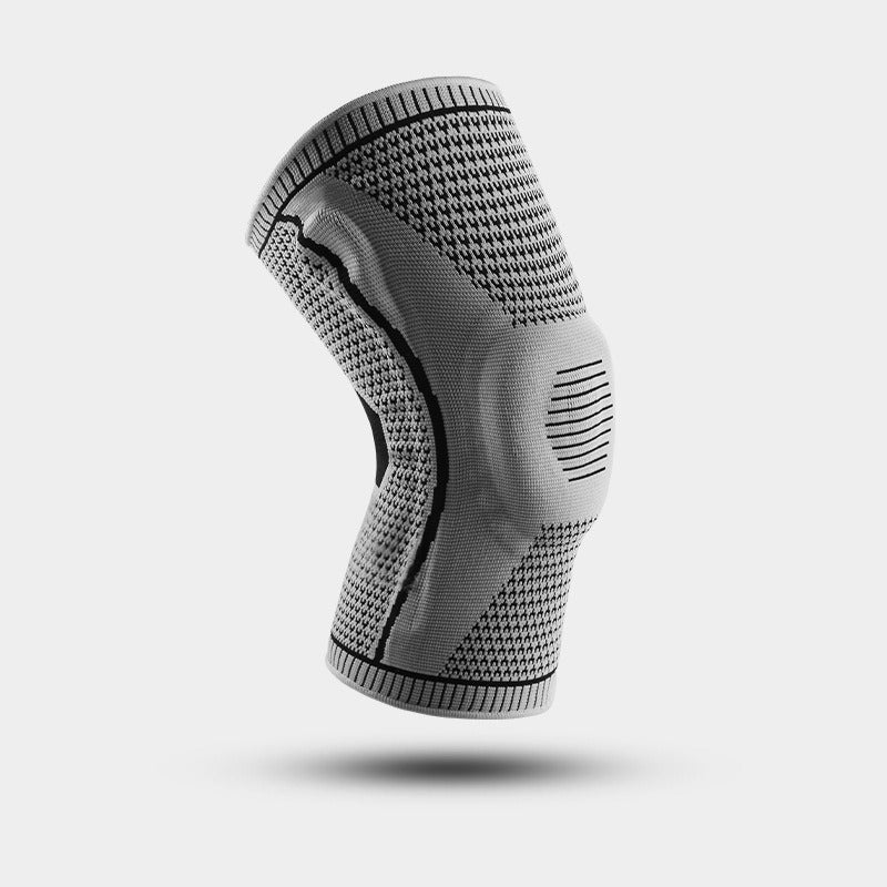 Outdoor Sports Summer Pressure Silicone Spring Breathable Knee Guards for Mountaineering, Running, Basketball, Cycling, Knitted - Korvel