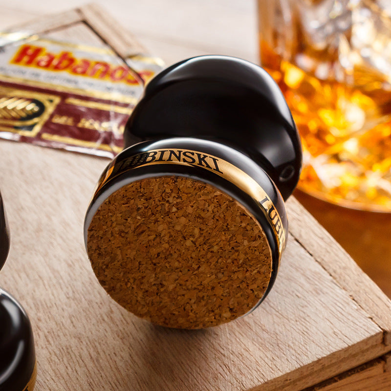Rubinsky Portable Ceramic Cigar Holder - Set of 2