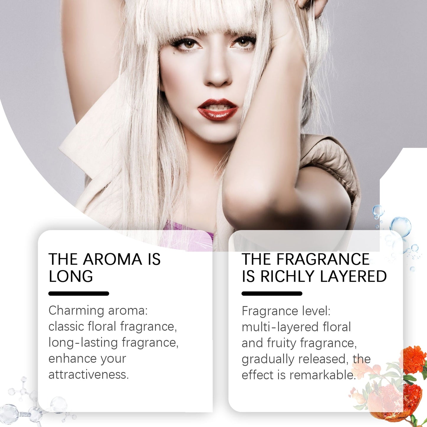 Eau de Parfum Pomegranate para Mujeres con Feromonas