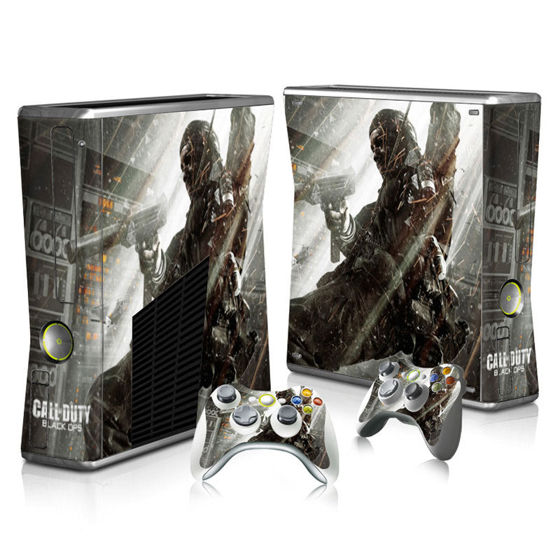 Xbox 360 Slim Full Body Color Membrane Stickers with Scratch-Resistant Protection - Korvel