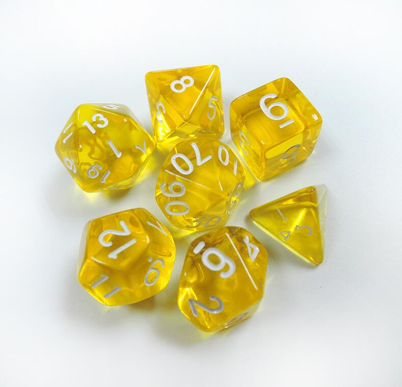Premium 7-Sided Dice Set for Games