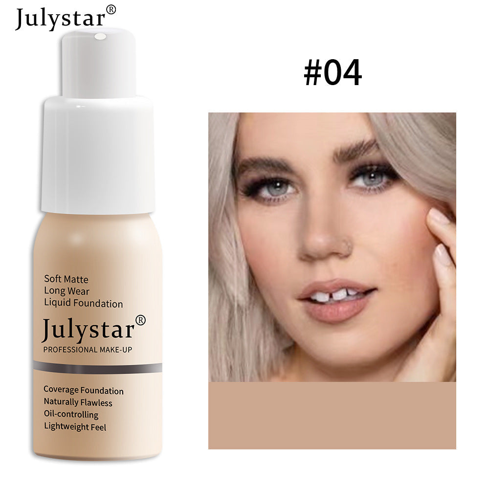 Liquid Foundation Concealer Long-Lasting Moisturizing Oil Control BB Cream Foundation Makeup - Korvel