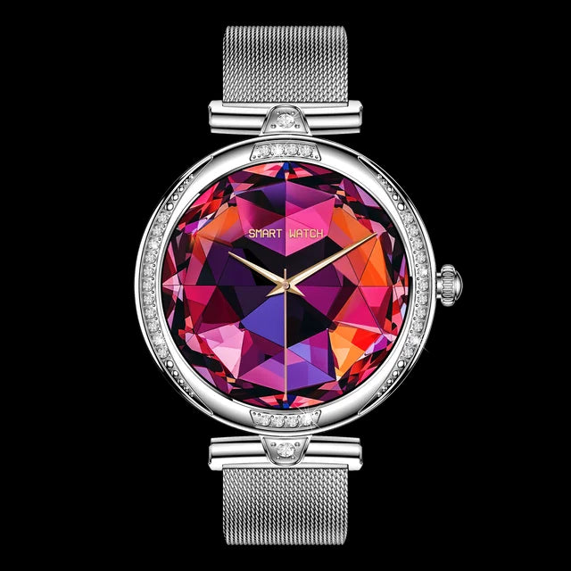 NX17 Pro Smart Watch Fashion Dimanond Ladies Wristwatch Amoled Bluetooth Calling Health Monitoring Women Fitness Smartwatch - Korvel