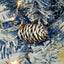 Set of 4 Premium Artificial Christmas Trees with LED Lights