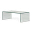 Elegant 12mm Tempered Bent Glass Coffee Table