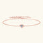 Inlaid Moissanite 925 Sterling Silver Bracelet - Korvel