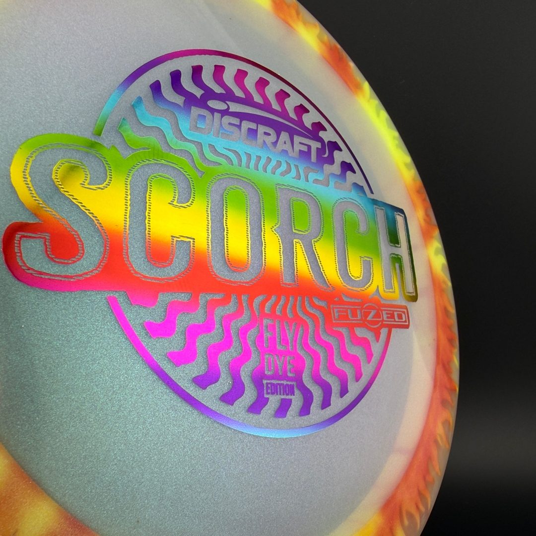 Fly Dye FuZed Sparkle Scorch - Disco de Golf de Edición Limitada