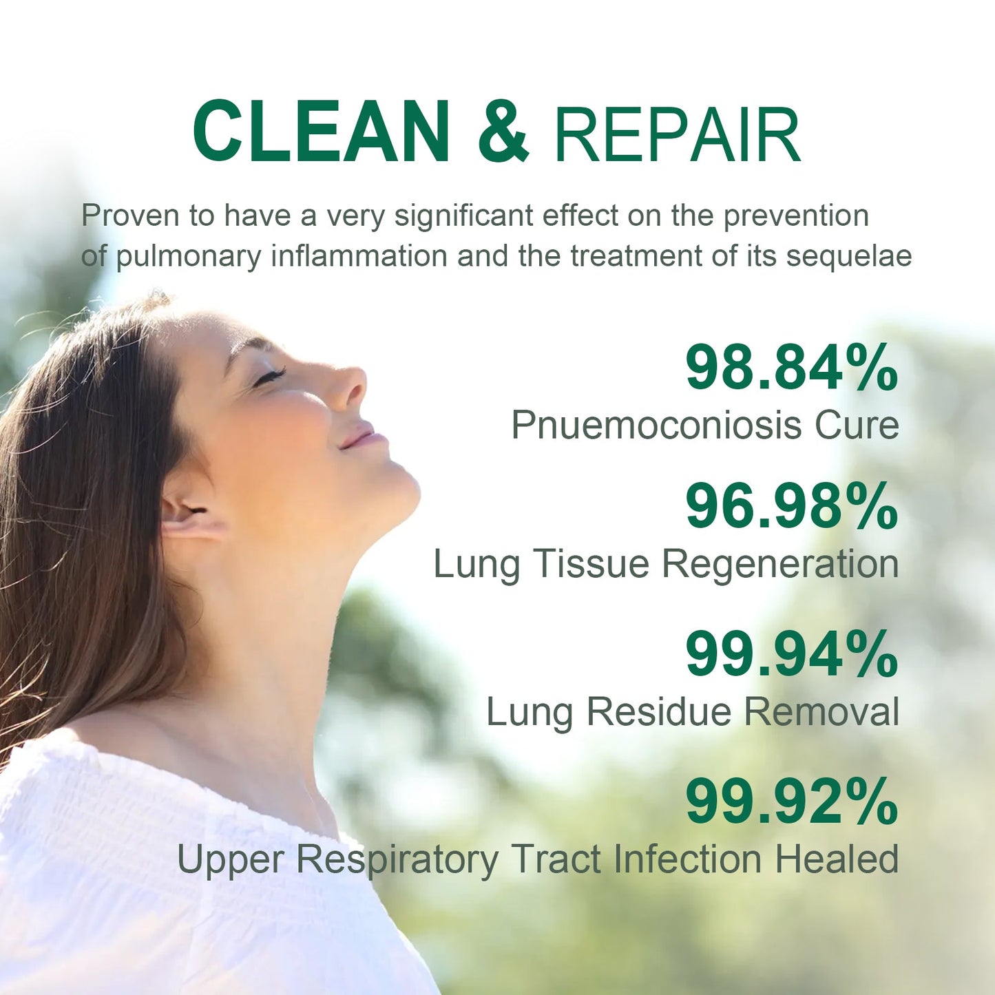 Organic Herbal Lung Cleanse Repair Patch, Relieve Nasal Discomfort Nasal Cleansing Repair Body Care - Korvel