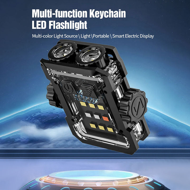 LED Portable Keychain Light - Rechargeable Mini Lantern