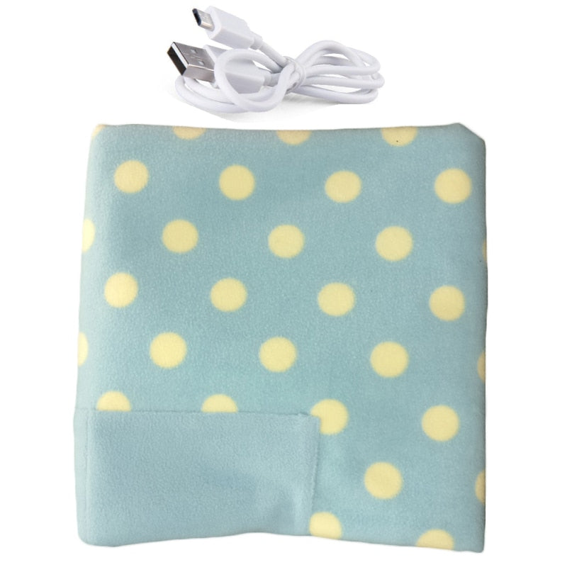 Portable USB Electric Heated Blanket for Car and Office