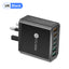 Fast charging mobile phone charger standard PD55W QC3.0+PD25W 3PD+3USB travel charging head - Korvel