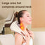 USB-C Rechargeable Kneading Massage Hot Compress Shiatsu Back Shoulder Neck Massager for Pain Relief - Korvel