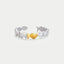 925 Sterling Silver Fish Open Ring - Korvel