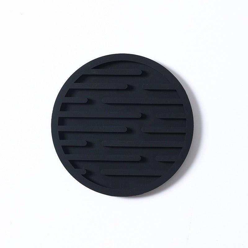 Hot selling silicone cup pad, circular and thickened 10CM drainage pad, heat insulation and anti slip tea cup pad - Korvel