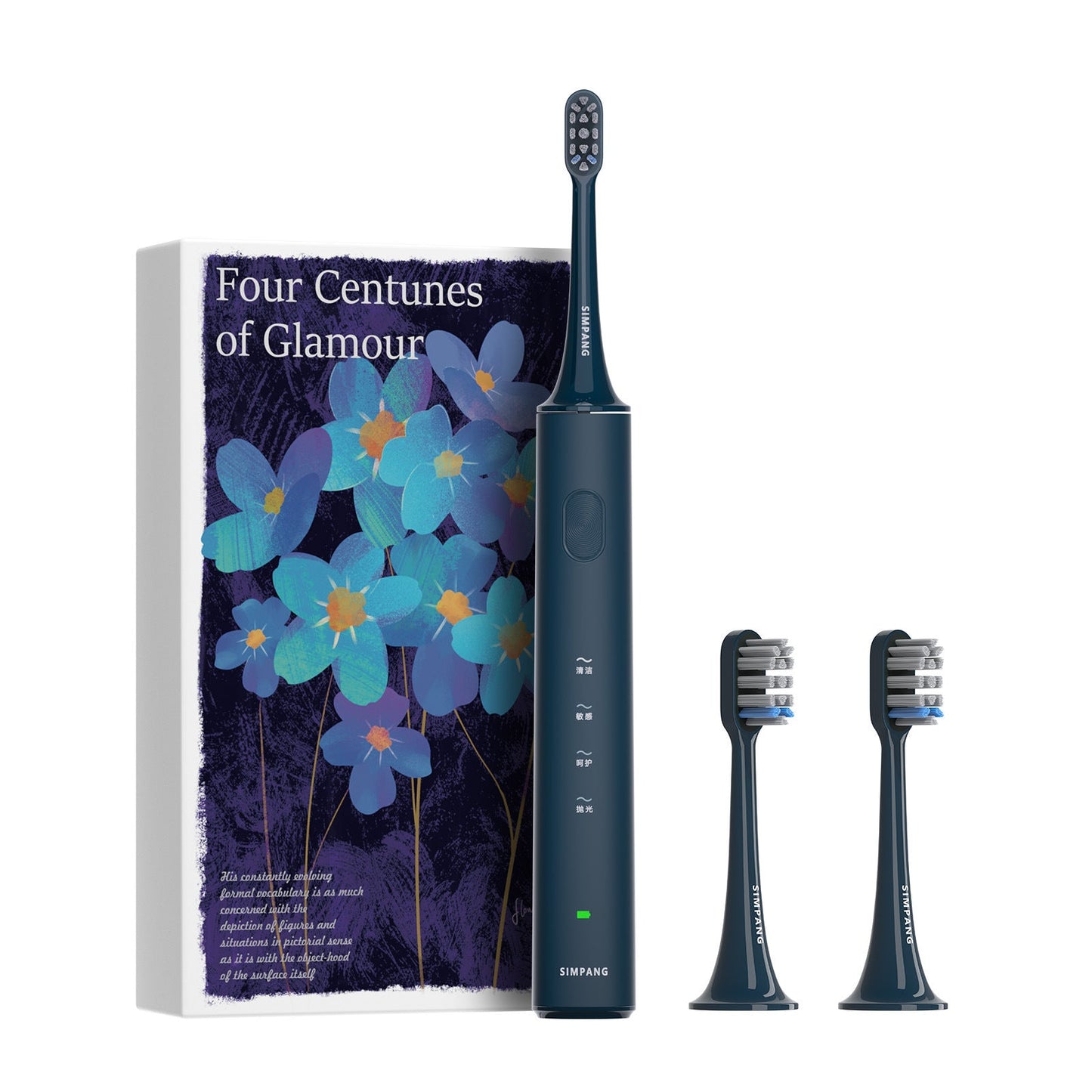 Smart Sonic Electric Toothbrush Soft Bristles Wireless Charging Adult Gift Box - Korvel