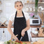 Solid color apron for kitchen and household use waterproof and oil resistant - Korvel