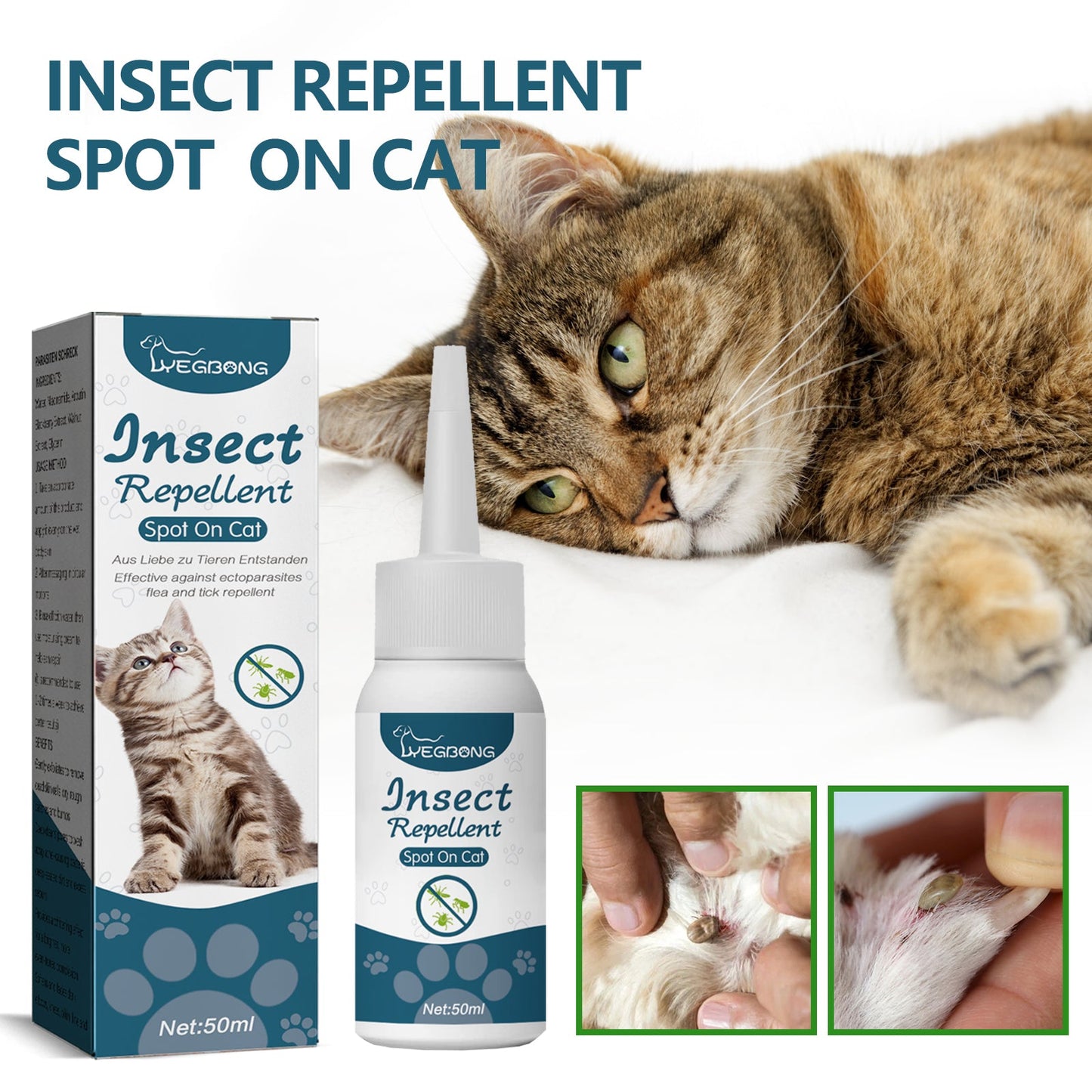 Premium Anti-Flea and Tick Drops for Cats and Dogs