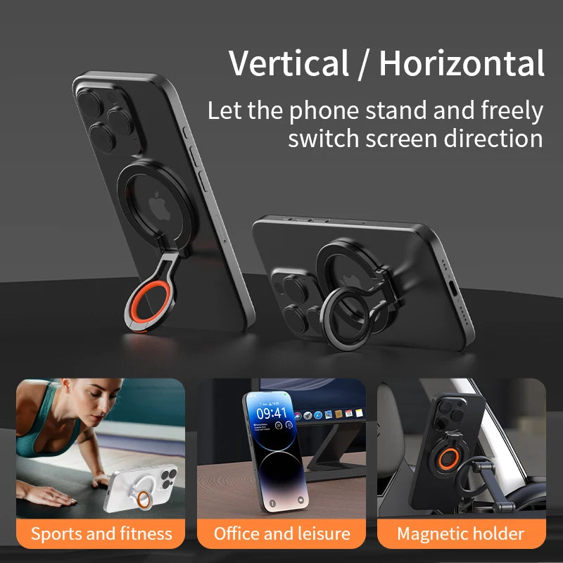 Premium Rotating Finger Ring Holder Stand for Mobile Phones