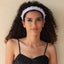Fashionable Camellia Heart Solid Color Sponge Headband