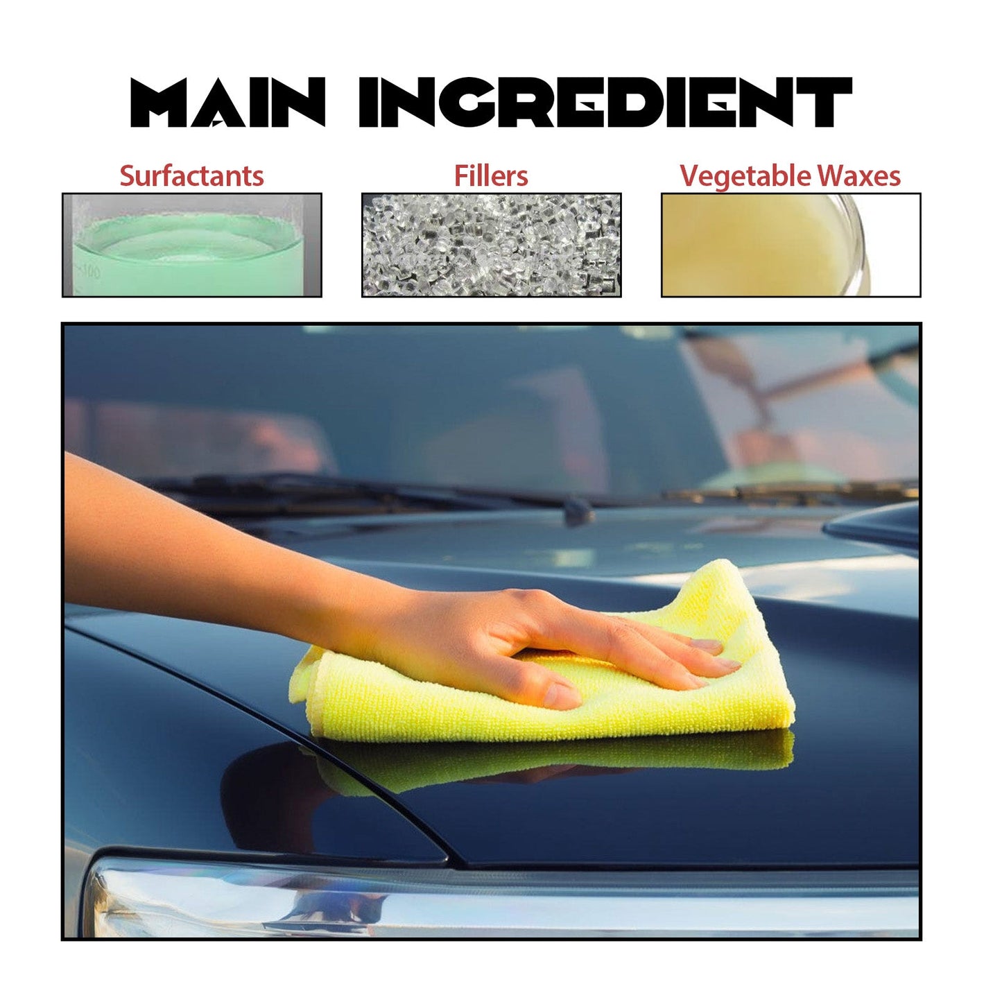 Car Scratch Protectant, Car Paint Scratch Repair Maintenance Clean Stains Refurbish Coating Agent - Korvel