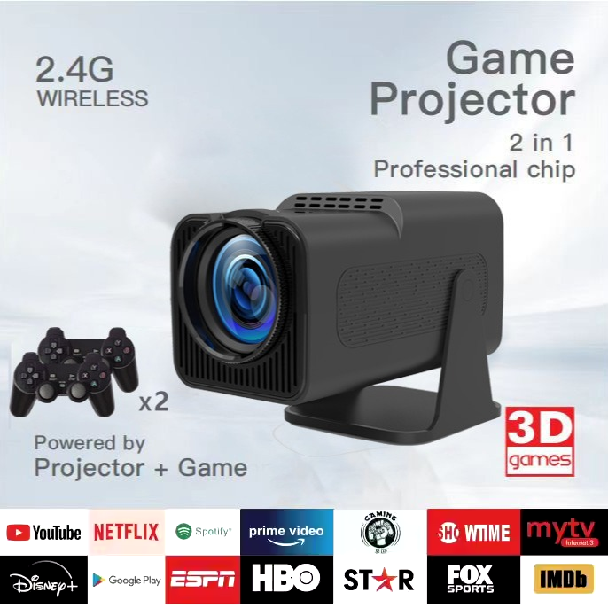 Proyector Multimedia Portátil F600 4K Full HD