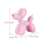 New black and white plaid balloon dog ornaments creative TV cabinet wine cabinet living room porch resin crafts - Korvel