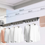 Multifunctional Retractable Fold Away Clothes Drying Hanger Space-Saving Bathrooms Usage - Korvel