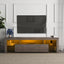 20 minutes quick assembly brown simple modern TV stand - Korvel