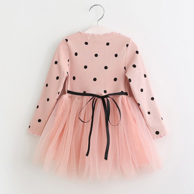 Bear Leader Girls Dress Pentagram Princess Dress Brand Girls Clothes Children Clothing European and American Style Girls Dresses - Korvel