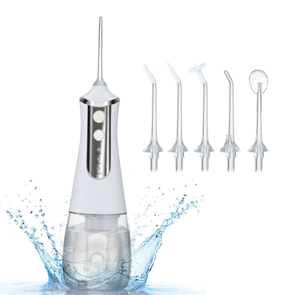 3-Speed Tooth Rinser Electric Oral Tooth Cleaning Device Water Floss Household Portable Tooth Cleaner Tooth Cleaning Device - Korvel