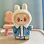 [Clothes Only] 1st/2nd generation Labubu clothes pendant Labubu sitting party baby clothes teddy bear suspenders cute pants - Korvel