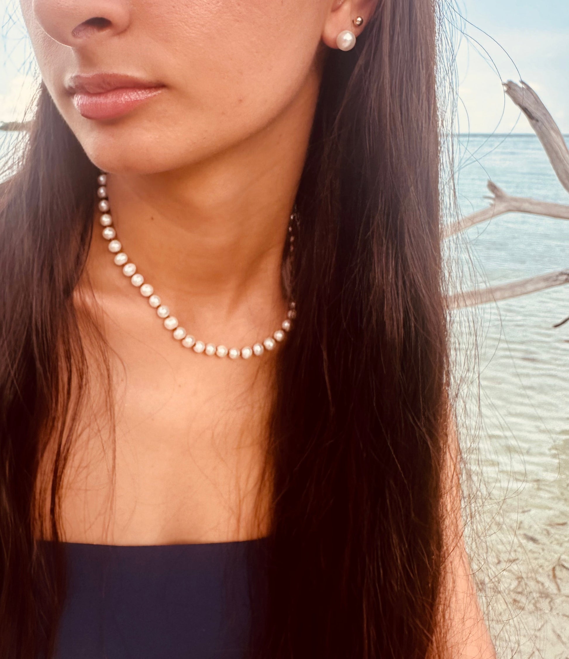 Pure Gemstone + Pearl || Necklace - Korvel