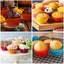 Cups à pâtisserie en silicone réutilisables premium - Pack de 12