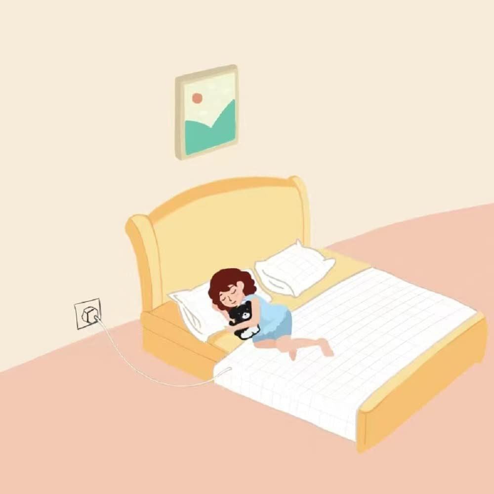 Earthing Ground Pillow Case For Health & EMF Protection Improves Sleep Conductive Silver Fiber Cotton Pillowcase - Korvel