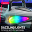 Electric LED Rotating Gatling Water Gun - Auto-Spray Blaster