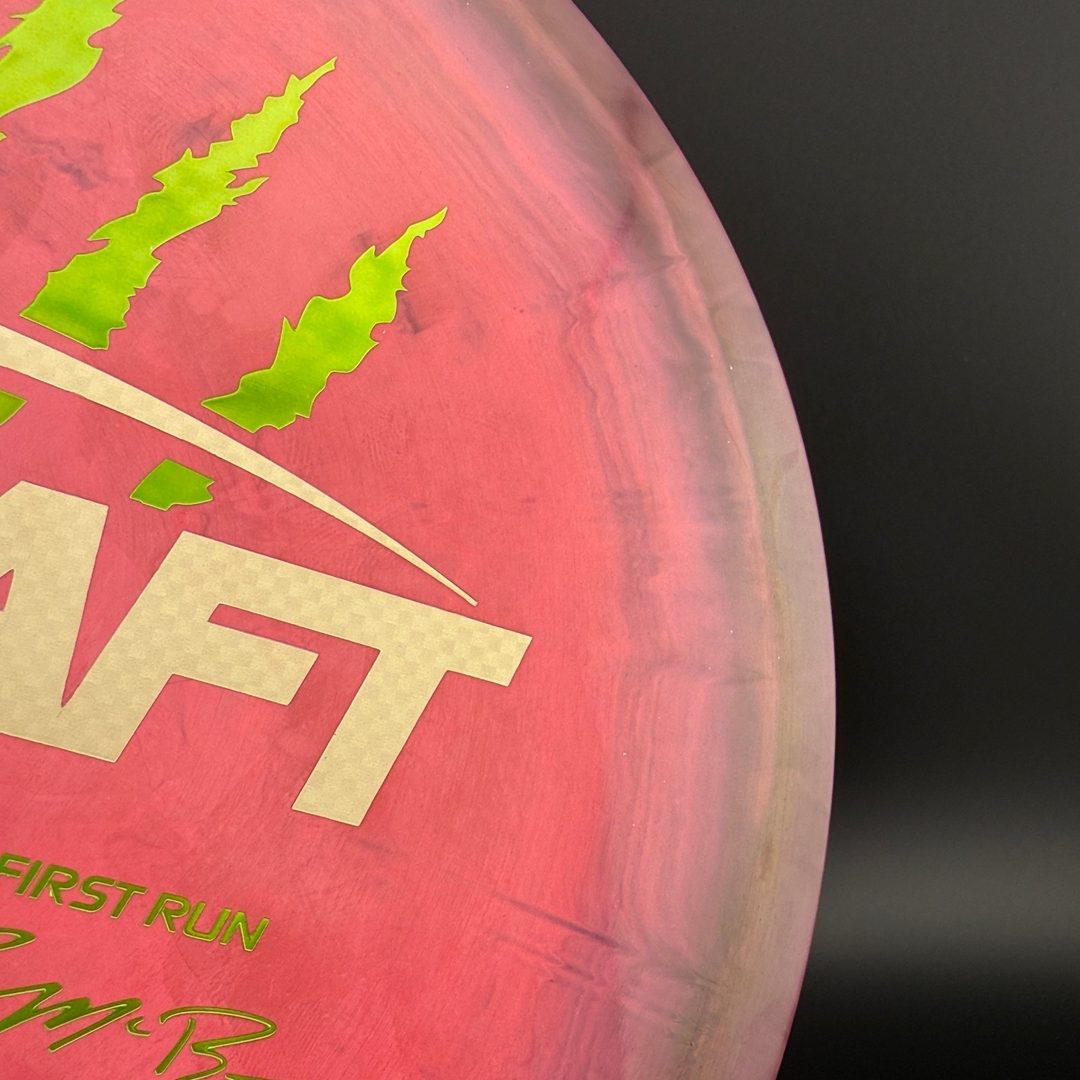 Swirly ESP Buzzz - Paul McBeth 4x Claws - Pink Smoke