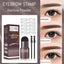 Eyebrow Print Mold Thrush, Lazy Eyebrows Fill Makeup Eyebrow Cake Waterproof Hairline Powder - Korvel