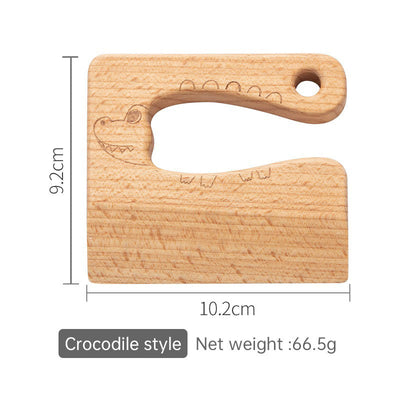 Children's Wooden Knife - Safe and Durable Kitchen Toy