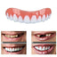 Silicone Upper/Lower False Teeth Perfect Laugh Veneers Dentures Paste Oral Hygiene Tools Fake Teeth Instant Smile Teeth Cosmetic - Korvel