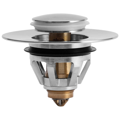 Zezzo Bounce Core Pop-up Drain Filter - Stainless Steel Hair Stopper
