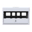 16 Bay Locking Charging Cabinet for Laptops and Chromebooks - White