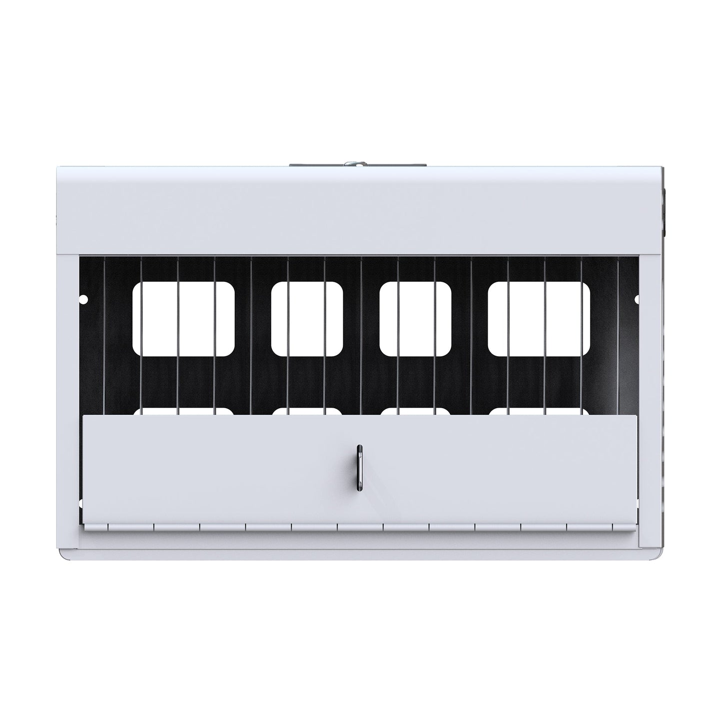 16 Bay Locking Charging Cabinet for Laptops and Chromebooks - White