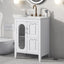 Elegant 24" Bathroom Vanity with Sink and Storage