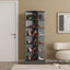Grey 360 Rotating shoe cabinet 6 layers - Korvel